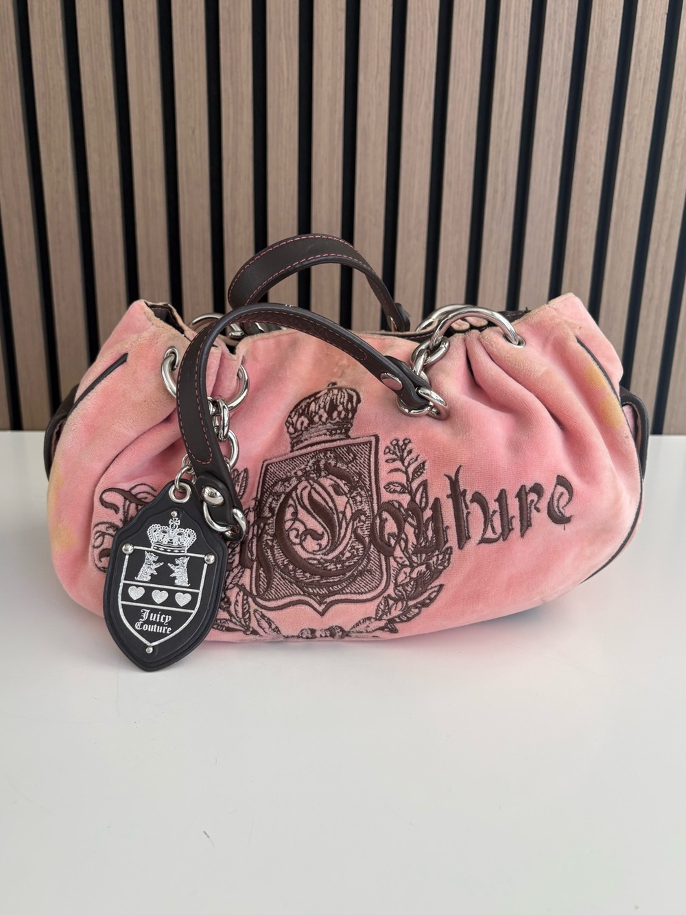 Auth VTG Y2K JUICY COUTURE Velour Bag